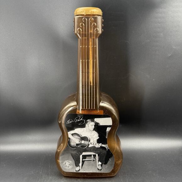 Vintage Elvis Presley The FlexCraft Company Plastic Coin Bank Guitar 22” Tall - Picture 1 of 8
